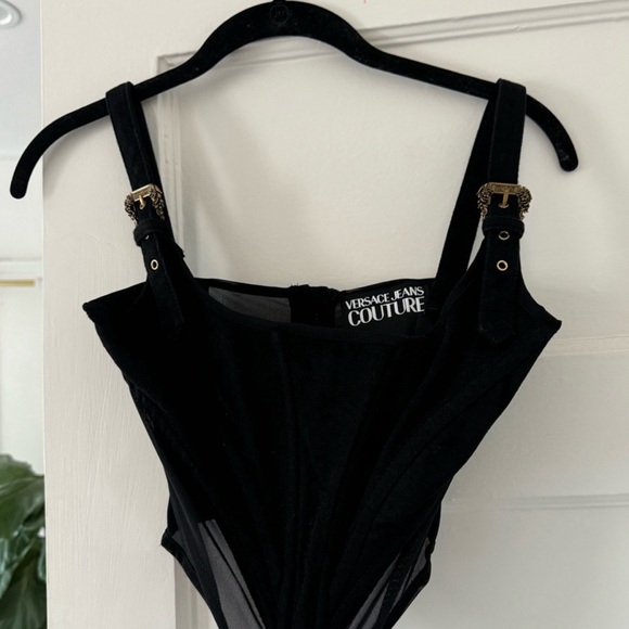 Versace Jeans Couture Buckle-strap corset tank - Picture 9 of 9